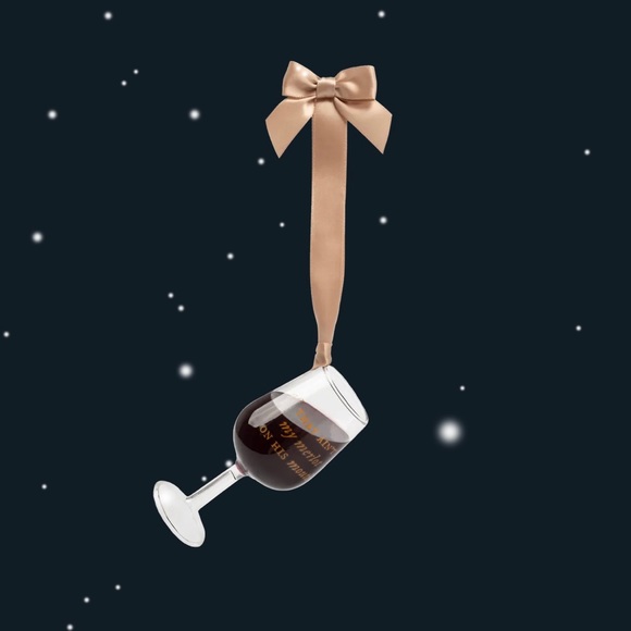 NEW Taylor Swift Evermore “That Ain’t My Merlot” Ornament - Picture 1 of 8